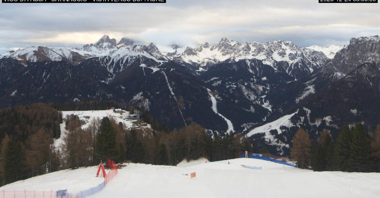 Webcam Vigo di Fassa-Pera-Ciampedìe - Vigo di Fassa - Ciampedie e Pozza Buffaure