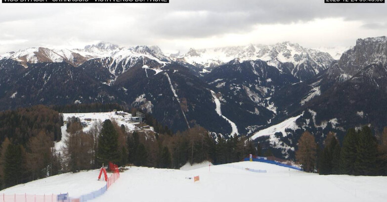 Webcam Vigo di Fassa-Pera-Ciampedìe - Vigo di Fassa - Ciampedie e Pozza Buffaure