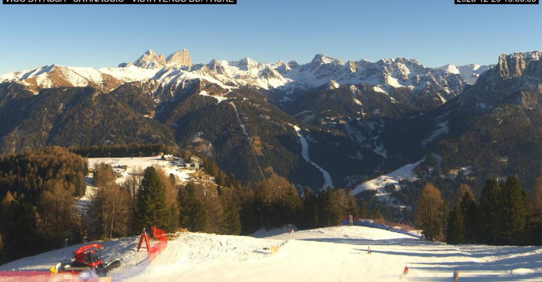 Webcam Vigo di Fassa-Pera-Ciampedìe - Vigo di Fassa - Ciampedie e Pozza Buffaure