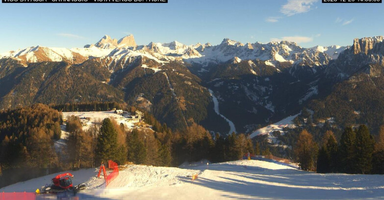 Webcam Vigo di Fassa-Pera-Ciampedìe - Vigo di Fassa - Ciampedie e Pozza Buffaure