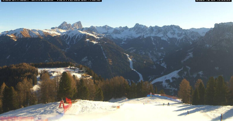 Webcam Vigo di Fassa-Pera-Ciampedie - Vigo di Fassa - Ciampedie e Pozza Buffaure