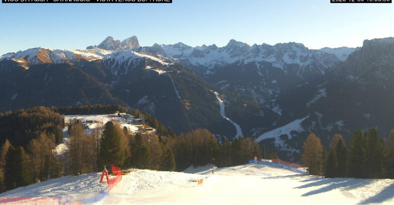 Webcam Vigo di Fassa-Pera-Ciampedìe - Vigo di Fassa - Ciampedie e Pozza Buffaure