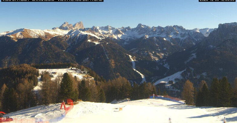 Webcam Vigo di Fassa-Pera-Ciampedìe - Vigo di Fassa - Ciampedie e Pozza Buffaure