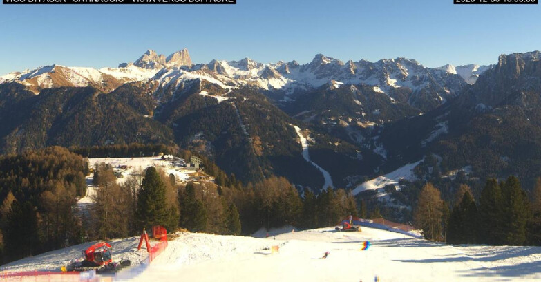 Webcam Vigo di Fassa-Pera-Ciampedìe - Vigo di Fassa - Ciampedie e Pozza Buffaure