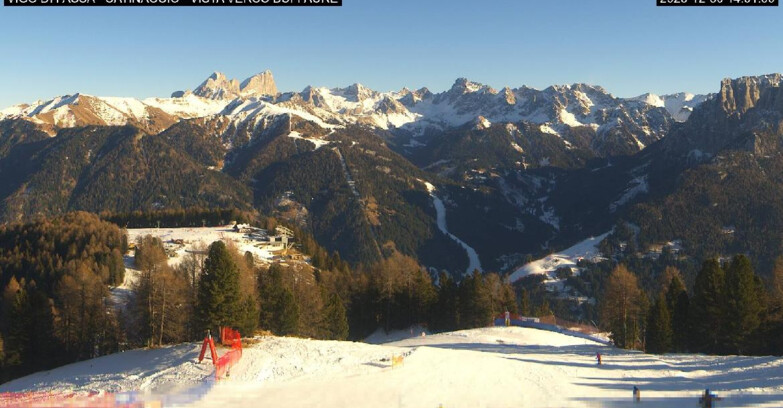 Webcam Vigo di Fassa-Pera-Ciampedìe - Vigo di Fassa - Ciampedie e Pozza Buffaure