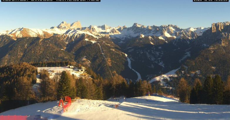 Webcam Vigo di Fassa-Pera-Ciampedìe - Vigo di Fassa - Ciampedie e Pozza Buffaure