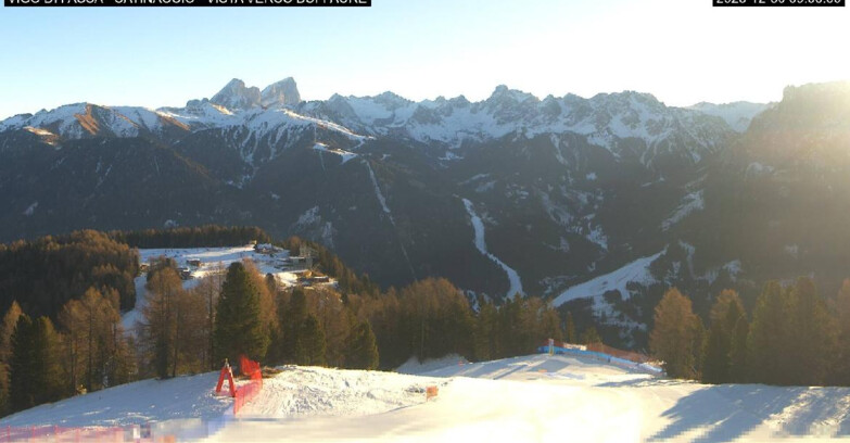 Webcam Vigo di Fassa-Pera-Ciampedìe - Vigo di Fassa - Ciampedie e Pozza Buffaure