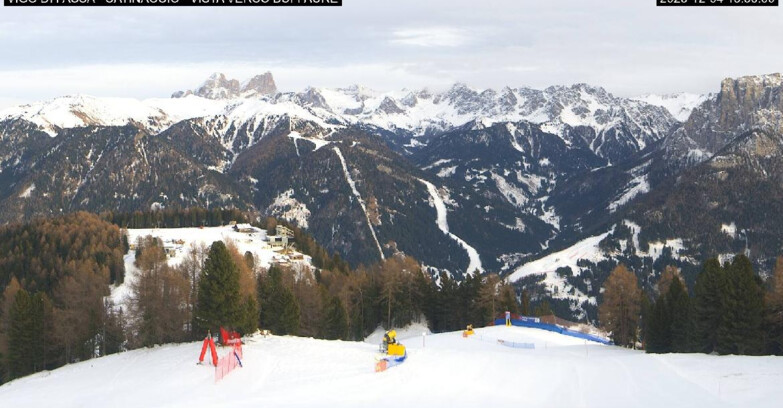 Webcam Vigo di Fassa-Pera-Ciampedìe - Vigo di Fassa - Ciampedie e Pozza Buffaure