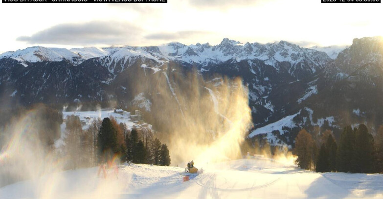 Webcam Vigo di Fassa-Pera-Ciampedìe - Vigo di Fassa - Ciampedie e Pozza Buffaure