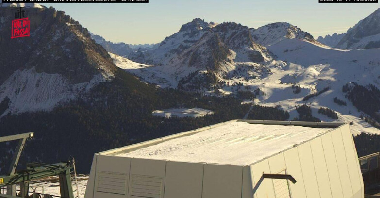 Webcam Campitello-Mazzin-Col Rodella  - Canazei - Belvedere - Skiarea Belvedere