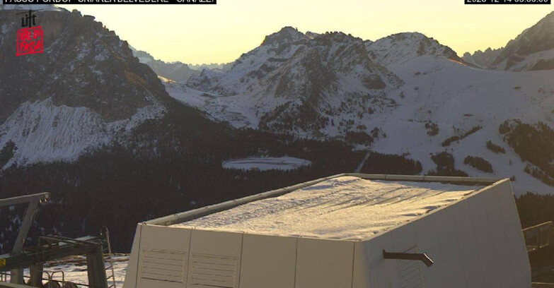 Webcam Campitello-Mazzin-Col Rodella  - Canazei - Belvedere - Skiarea Belvedere