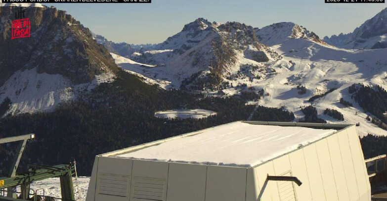 Webcam Кампителло-Маццин-Кол-Роделла  - Canazei - Belvedere - Skiarea Belvedere