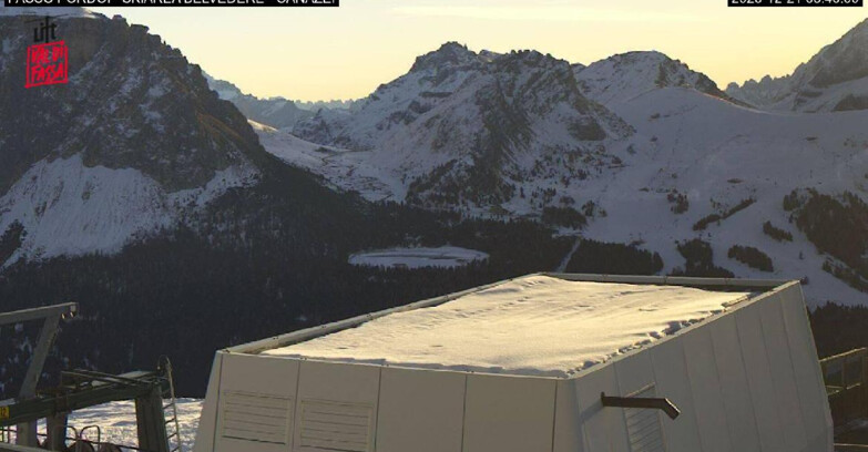 Webcam Кампителло-Маццин-Кол-Роделла  - Canazei - Belvedere - Skiarea Belvedere