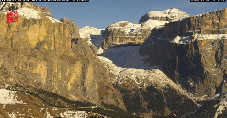 Webcam Campitello-Mazzin-Col Rodella  - Canazei - Belvedere - Skiarea Belvedere