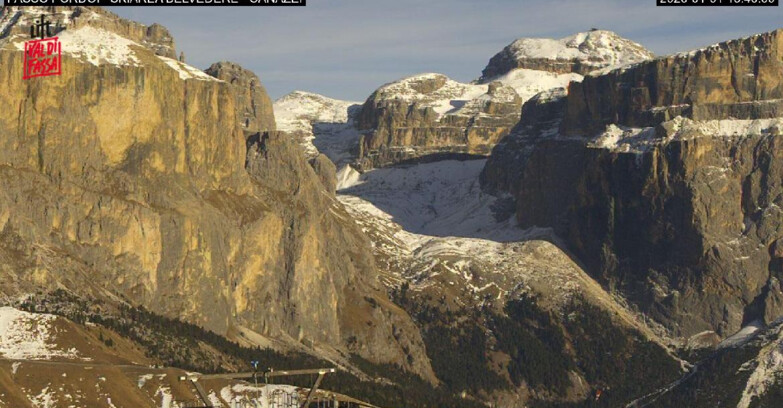 Webcam Кампителло-Маццин-Кол-Роделла  - Canazei - Belvedere - Skiarea Belvedere