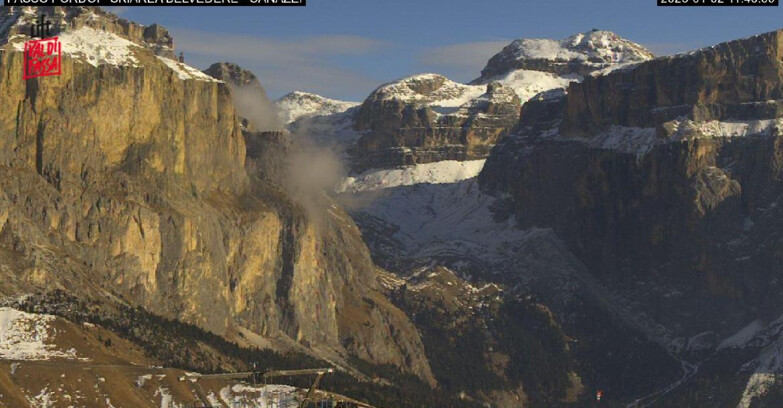 Webcam Campitello-Mazzin-Col Rodella - Canazei - Belvedere - Skiarea Belvedere