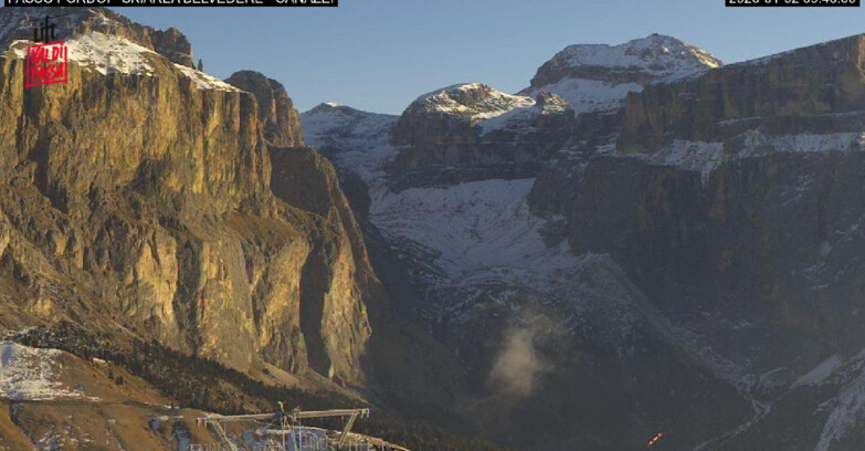 Webcam Campitello-Mazzin-Col Rodella - Canazei - Belvedere - Skiarea Belvedere