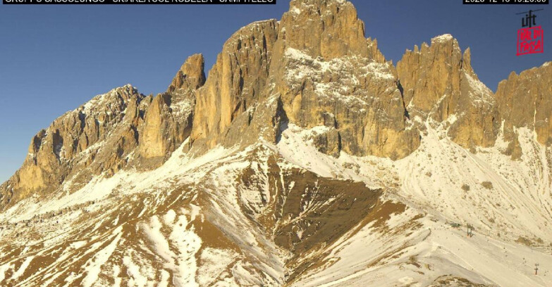 Webcam Campitello-Mazzin-Col Rodella - Campitello di Fassa - Col Rodella - Gruppo del Sassolungo