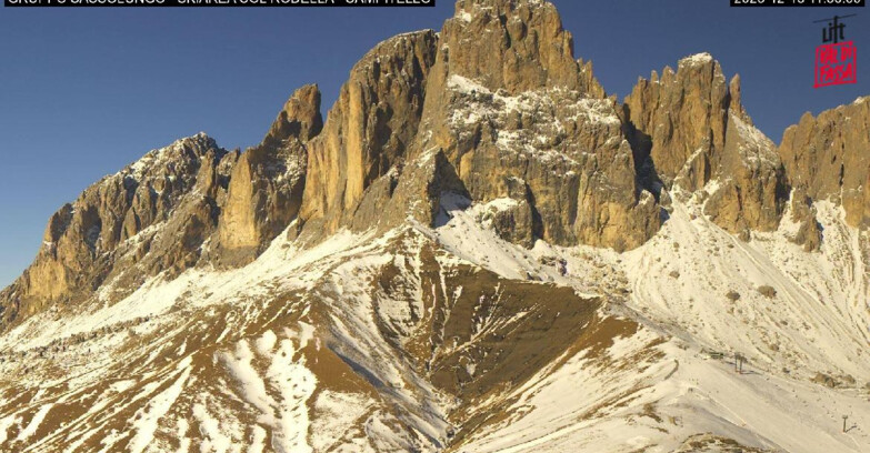 Webcam Campitello-Mazzin-Col Rodella - Campitello di Fassa - Col Rodella - Gruppo del Sassolungo