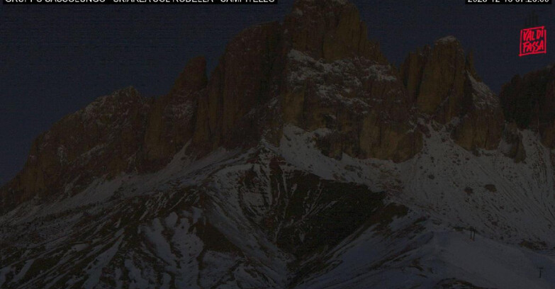 Webcam Campitello-Mazzin-Col Rodella - Campitello di Fassa - Col Rodella - Gruppo del Sassolungo