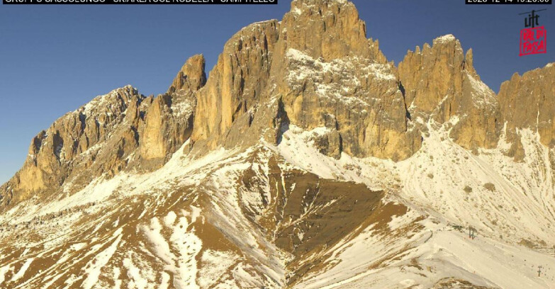 Webcam Campitello-Mazzin-Col Rodella  - Campitello di Fassa - Col Rodella - Gruppo del Sassolungo