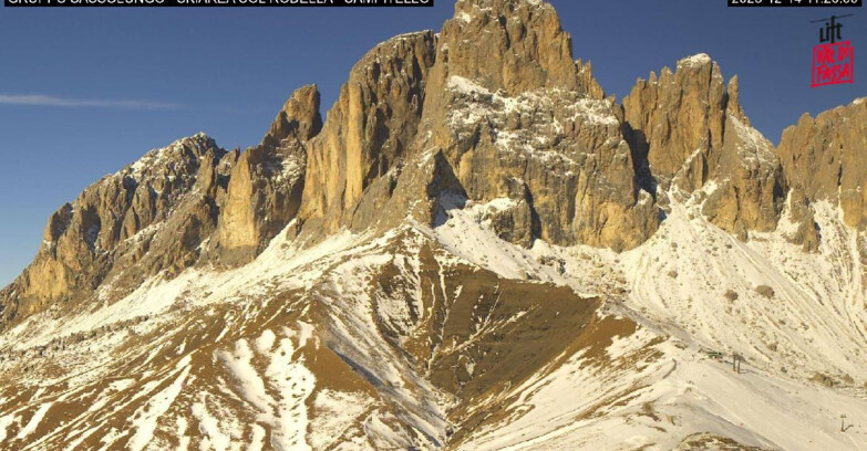 Webcam Campitello-Mazzin-Col Rodella  - Campitello di Fassa - Col Rodella - Gruppo del Sassolungo