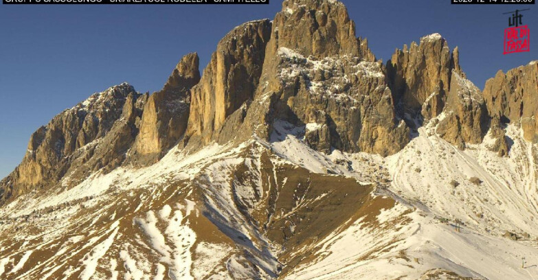 Webcam Campitello-Mazzin-Col Rodella  - Campitello di Fassa - Col Rodella - Gruppo del Sassolungo