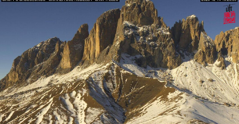 Webcam Campitello-Mazzin-Col Rodella  - Campitello di Fassa - Col Rodella - Gruppo del Sassolungo