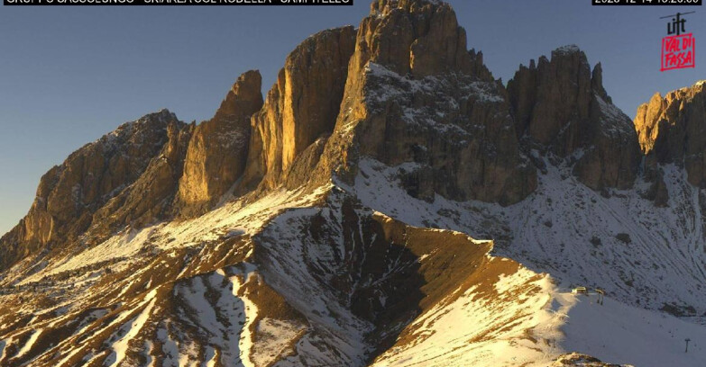 Webcam Campitello-Mazzin-Col Rodella  - Campitello di Fassa - Col Rodella - Gruppo del Sassolungo