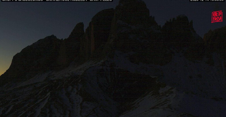 Webcam Campitello-Mazzin-Col Rodella - Campitello di Fassa - Col Rodella - Gruppo del Sassolungo