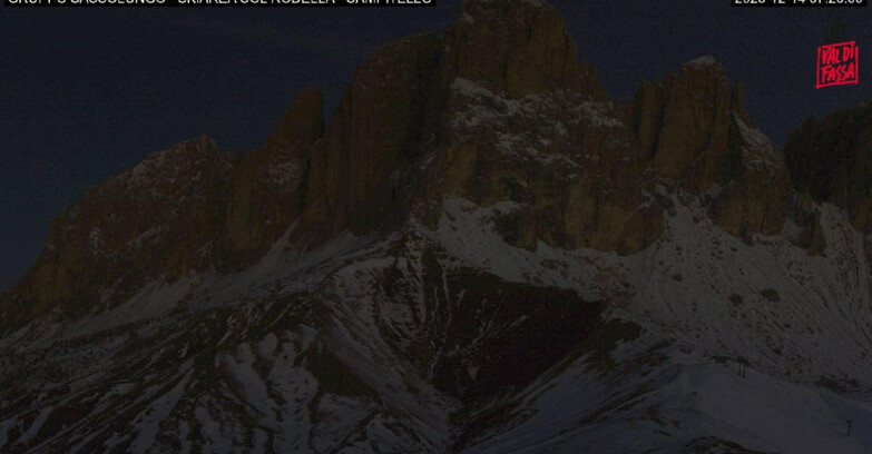 Webcam Campitello-Mazzin-Col Rodella  - Campitello di Fassa - Col Rodella - Gruppo del Sassolungo
