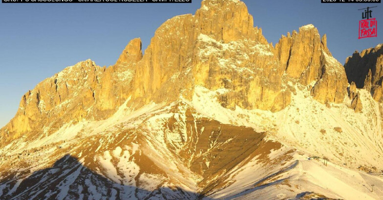 Webcam Campitello-Mazzin-Col Rodella  - Campitello di Fassa - Col Rodella - Gruppo del Sassolungo