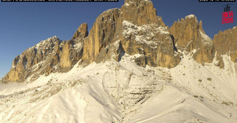 Webcam Campitello-Mazzin-Col Rodella - Campitello di Fassa - Col Rodella - Gruppo del Sassolungo
