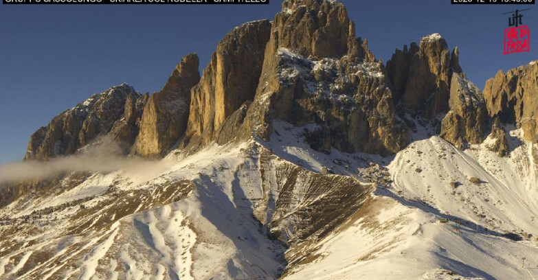 Webcam Campitello-Mazzin-Col Rodella - Campitello di Fassa - Col Rodella - Gruppo del Sassolungo