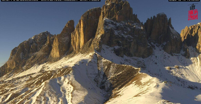 Webcam Campitello-Mazzin-Col Rodella - Campitello di Fassa - Col Rodella - Gruppo del Sassolungo