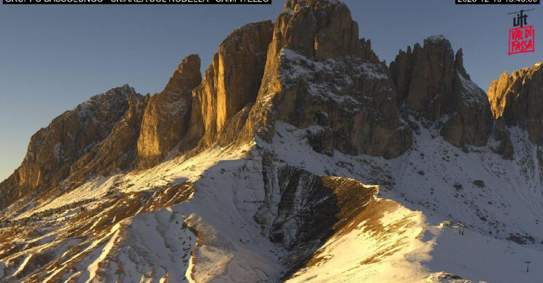 Webcam Campitello-Mazzin-Col Rodella - Campitello di Fassa - Col Rodella - Gruppo del Sassolungo