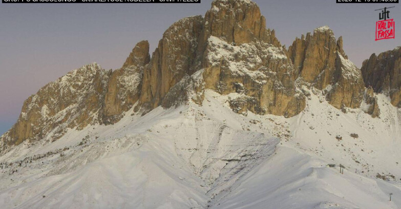 Webcam Campitello-Mazzin-Col Rodella - Campitello di Fassa - Col Rodella - Gruppo del Sassolungo