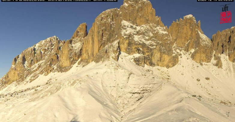 Webcam Campitello-Mazzin-Col Rodella - Campitello di Fassa - Col Rodella - Gruppo del Sassolungo