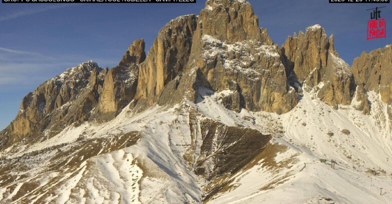 Webcam Campitello-Mazzin-Col Rodella - Campitello di Fassa - Col Rodella - Gruppo del Sassolungo
