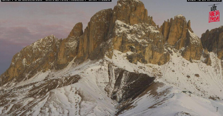 Webcam Campitello-Mazzin-Col Rodella - Campitello di Fassa - Col Rodella - Gruppo del Sassolungo