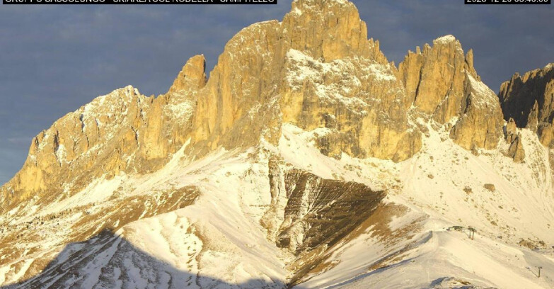 Webcam Campitello-Mazzin-Col Rodella - Campitello di Fassa - Col Rodella - Gruppo del Sassolungo