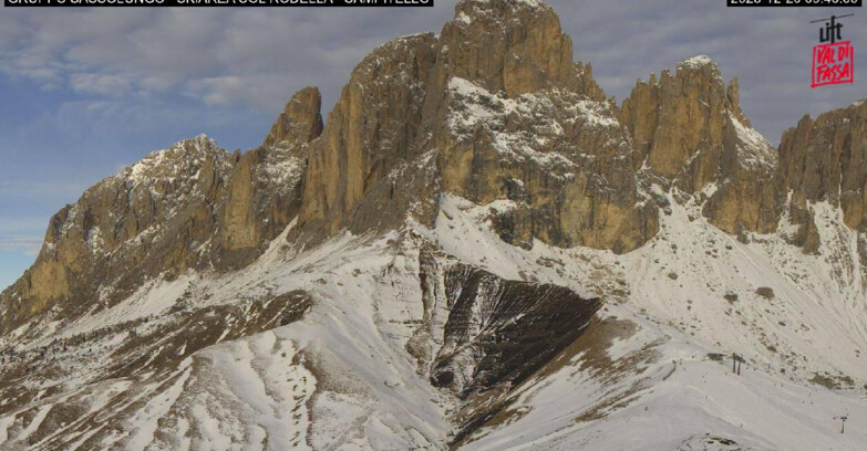 Webcam Campitello-Mazzin-Col Rodella - Campitello di Fassa - Col Rodella - Gruppo del Sassolungo