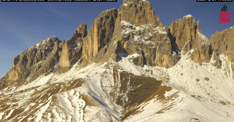 Webcam Campitello-Mazzin-Col Rodella  - Campitello di Fassa - Col Rodella - Gruppo del Sassolungo
