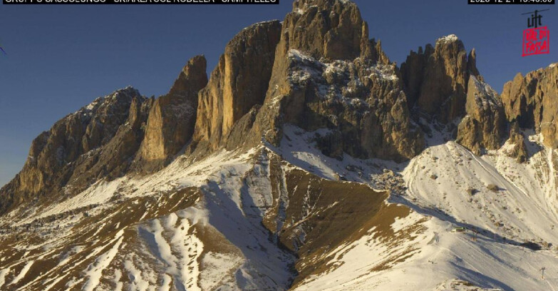 Webcam Campitello-Mazzin-Col Rodella  - Campitello di Fassa - Col Rodella - Gruppo del Sassolungo