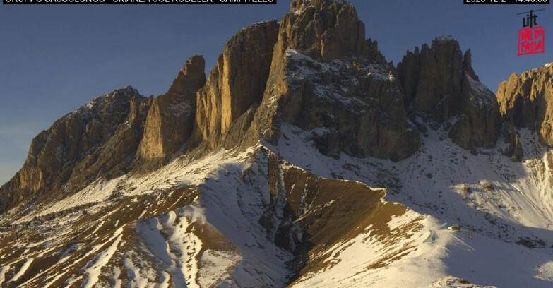 Webcam Campitello-Mazzin-Col Rodella  - Campitello di Fassa - Col Rodella - Gruppo del Sassolungo