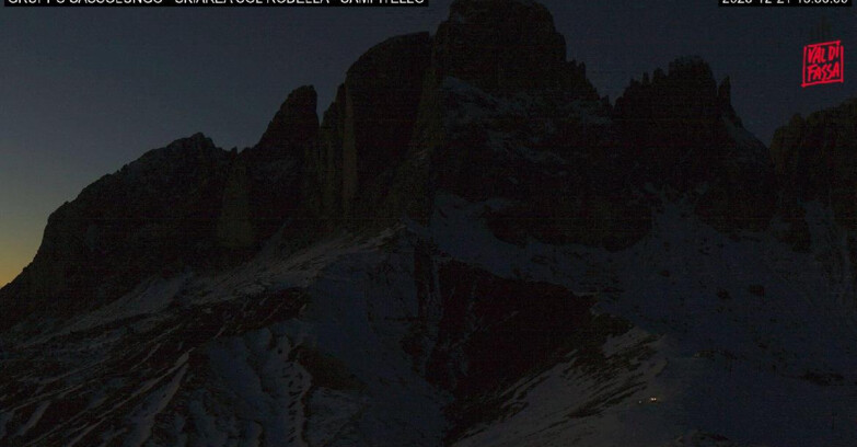 Webcam Campitello-Mazzin-Col Rodella  - Campitello di Fassa - Col Rodella - Gruppo del Sassolungo