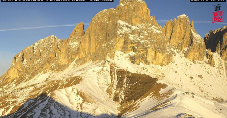 Webcam Campitello-Mazzin-Col Rodella  - Campitello di Fassa - Col Rodella - Gruppo del Sassolungo