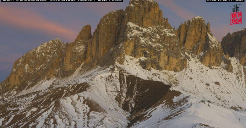Webcam Campitello-Mazzin-Col Rodella - Campitello di Fassa - Col Rodella - Gruppo del Sassolungo