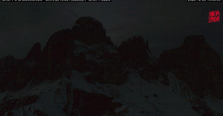 Webcam Campitello-Mazzin-Col Rodella - Campitello di Fassa - Col Rodella - Gruppo del Sassolungo