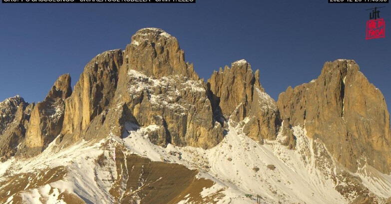 Webcam Campitello-Mazzin-Col Rodella - Campitello di Fassa - Col Rodella - Gruppo del Sassolungo